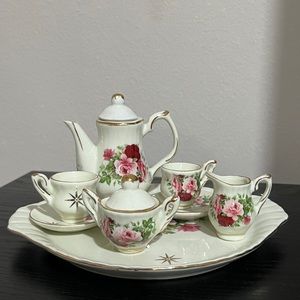 Tiny Floral Tea Party Set